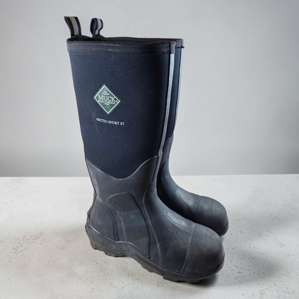 Muck Arctic Sport Steel Toe Boot Tall Waterproof Womens 8 / Mens 7 *Barely Worn.